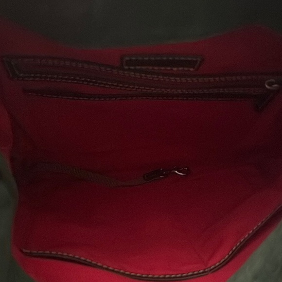 Dooney & Bourke Brown Leather Satchel - Picture 4 of 8